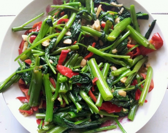 蒜香蕹菜 蒜香蕹菜