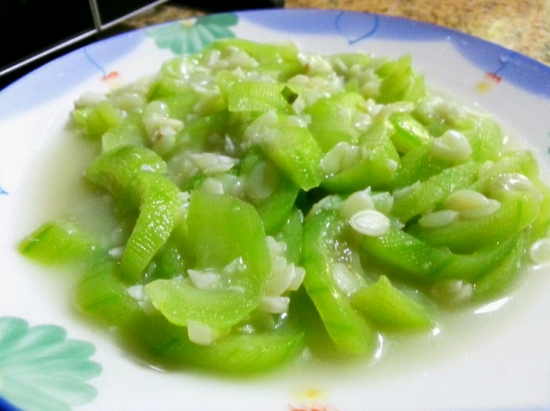 清炒丝瓜 清炒丝瓜