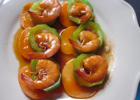 丝瓜炒虾仁 丝瓜炒虾仁