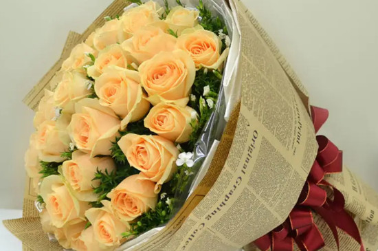 香槟玫瑰几支的寓意