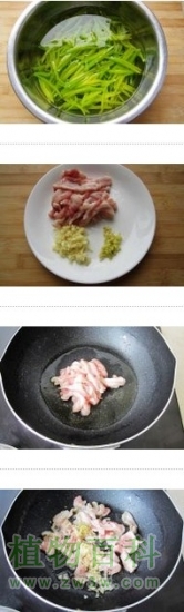 鲜黄花炒五花肉片2