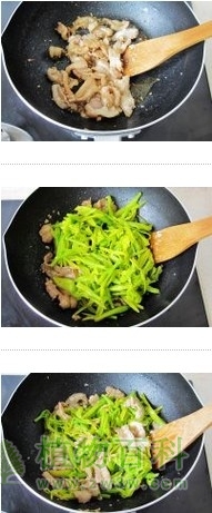 鲜黄花炒五花肉片3